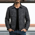 Herren Leder Übergangsjacke - Klassisch Leicht