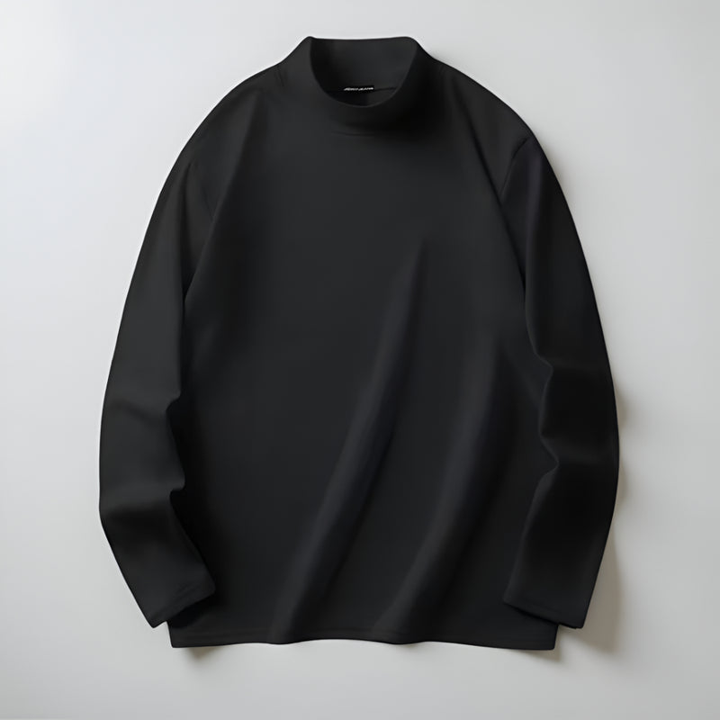 Herren Strick Rollkragen Pullover - Langarm Warm
