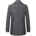 Herren Winter Woll Mantel – Warm Elegant