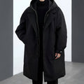 Herren Winter Trenchcoat - Lang Warm