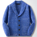 Herren Grobstrick Winter Strickjacke - Warm Langarm