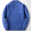 Herren Grobstrick Winter Strickjacke - Warm Langarm