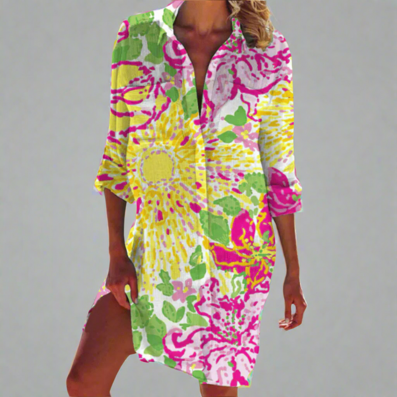 Sommer Shirt Damen Luftig Locker Elegant Bequem – Aviora