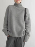 Kaschmir Rollkragenpullover Damen Warm Elegant Weich – Sofia