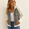 Damen Übergangs Sweat Jacke – Leicht Casual