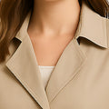 Damen Übergangs Trenchcoat – Leicht Lang