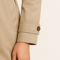 Damen Übergangs Trenchcoat – Leicht Lang