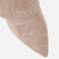 Damen Kniehohe Stiefel Blockabsatz - Elegant Veganleder