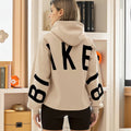 Damen Oversized Hoodie Grafik - Streetwear Pullover