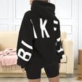 Damen Oversized Hoodie Grafik - Streetwear Pullover
