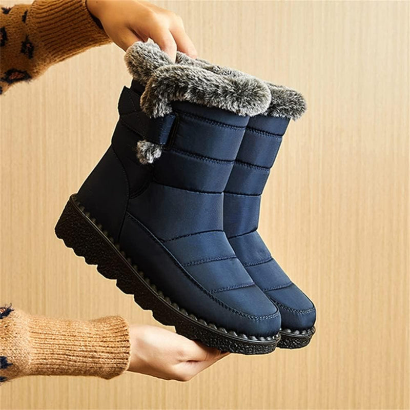 Damen Schneestiefel Wasserdicht Rutschfest - Bequem Langlebig