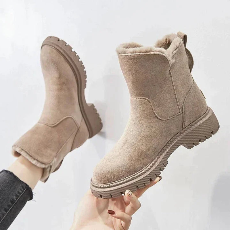 Damen Winterstiefel Warm Gefüttert - Rutschfest Bequem