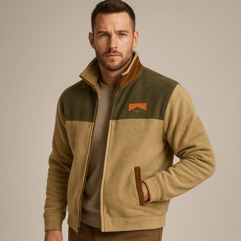 Herren Winter Fleece Jacke - Warme Übergangsjacke