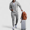 Herren Jogginganzug Sport Set - Zip-Jacke Slim Fit Jogger