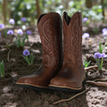Herren Western Cowboy Stiefeletten - Quadratische Zehe