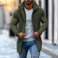 Herren Winter Strickjacke – Grobstrick Offen tragbar