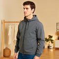 Herren Zip Hoodie Jacke - Leichte Windjacke