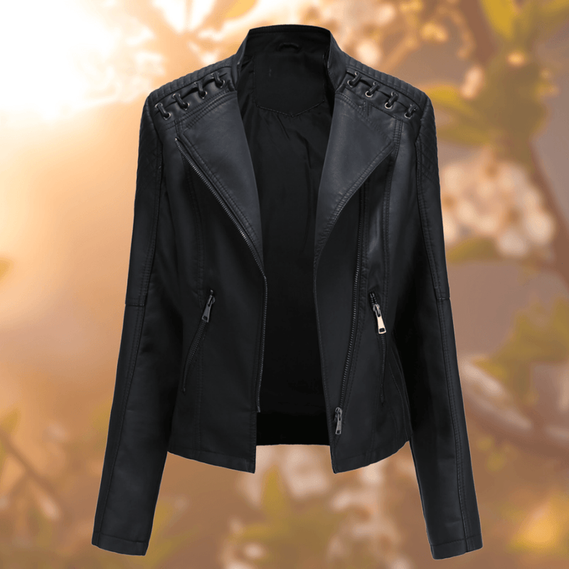 Stylische Damen-Lederjacke für einen modernen Look – Ava