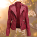Stylische Damen-Lederjacke für einen modernen Look – Ava