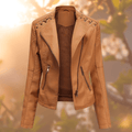 Stylische Damen-Lederjacke für einen modernen Look – Ava