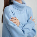 Warmer Rollkragenpullover aus Baumwollmischung für Herbst – Lena