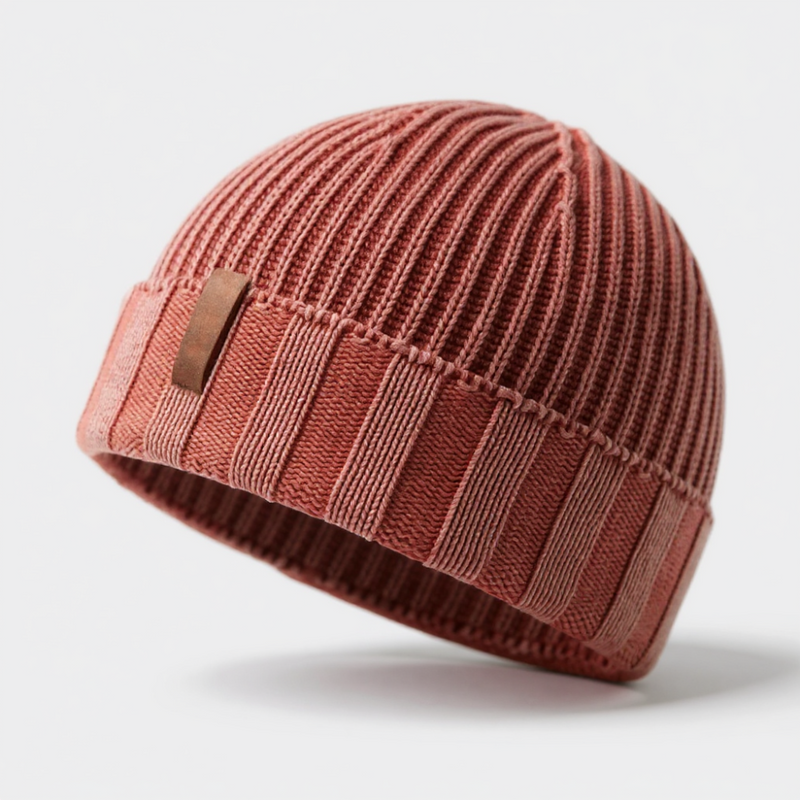 Unisex Strick Beanie Mütze – Warm Winter Gerippt