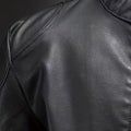 Herren Vintage Lederjacke – Motorrad Stil langarm