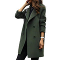 Damen Übergangs Trenchcoat – Lang Elegant