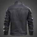 Herren Motorrad Lederjacke – Vintage Übergangsjacke langarm