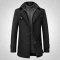 Herren Winter Woll Mantel – Warm Elegant