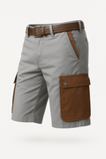 Cargo Shorts Herren Patchwork Baumwolle Sommerstil – Theodore