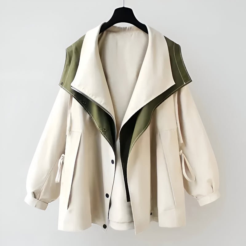 Damen Übergangs Windbreaker Jacke – Leicht Locker