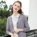 French-Inspired Lightweight Knit Cardigan - Image 3
