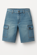 Cargo-Jeansshorts Herren mit Taschen Sommerlook – Ravo
