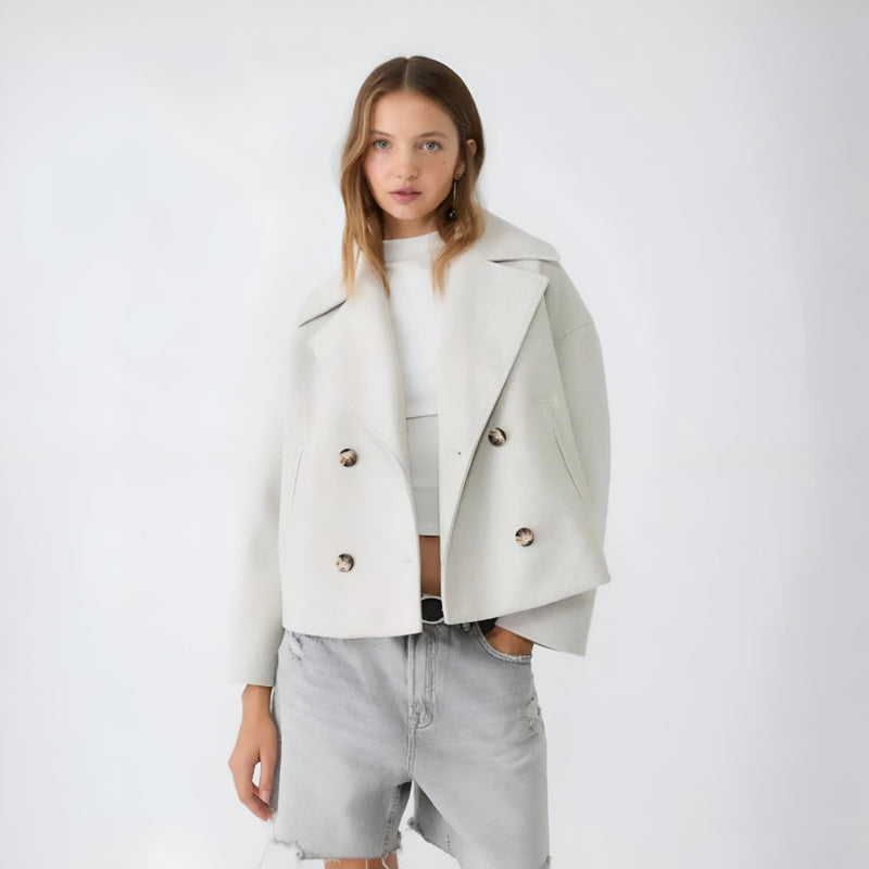 Damen Übergangsjacke Kurz Blouson – Leichte Jacke