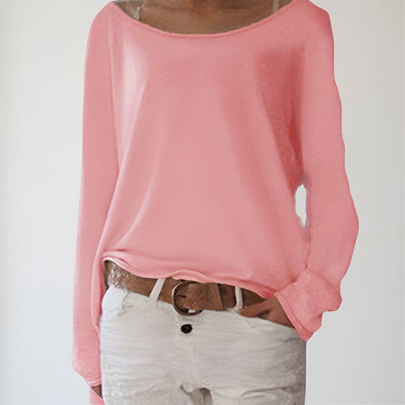 Damen Oversize Strickpullover - Langarm Locker