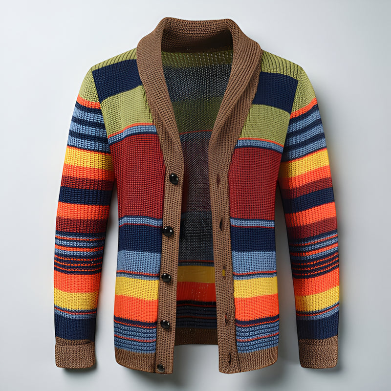 Herren Woll Strickjacke - Warme Übergangsjacke