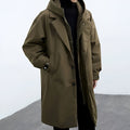 Herren Winter Trenchcoat - Lang Warm