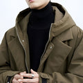 Herren Winter Trenchcoat - Lang Warm