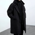 Herren Winter Trenchcoat - Lang Warm