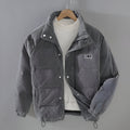 Herren Winter Cord Jacke – Warm Gepolstert