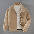 Herren Winter Cord Jacke – Warm Gepolstert