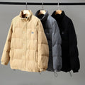 Herren Winter Cord Jacke – Warm Gepolstert
