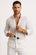Herren Freizeithemd luftig leicht Sommermode – Velano