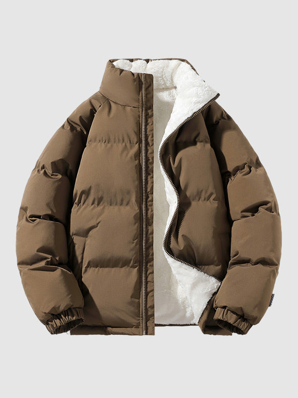 Warme Pufferjacke mit Fleece für Wintertage – Lukas