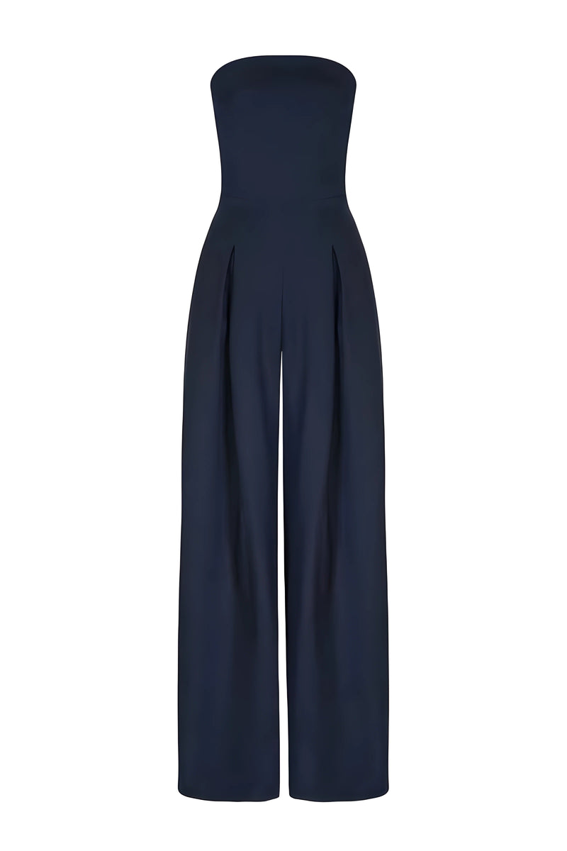 Schulterfreier Damen Jumpsuit mit eleganter Passform – Isabella