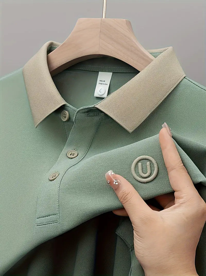 Polo Shirt Herren Elegant Atmungsaktiv Slim Fit – Lioren