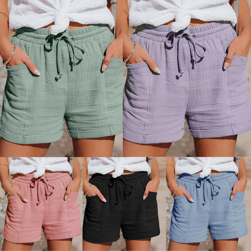 Luftige Baumwoll-Damenshorts für den Sommer – Izza