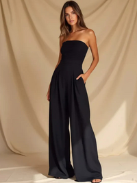 Eleganter Off Shoulder Jumpsuit für Damen – Liana