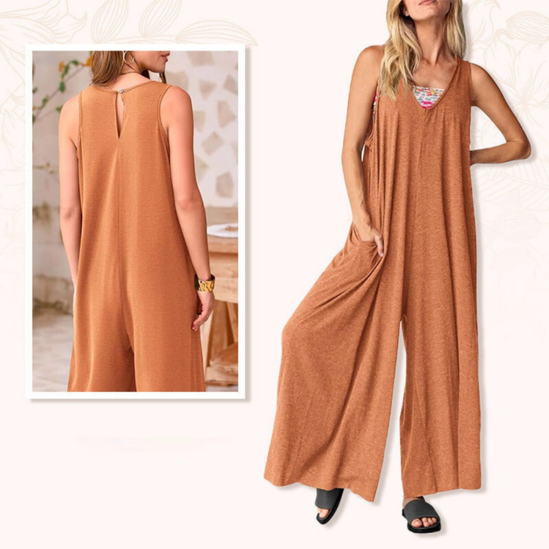 Unser klassischer Jumpsuit mit V-Ausschnitt - Juliet